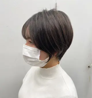 ショート 京都レイヤーカット/ 縮毛矯正/羽柴りくのヘアスタイル