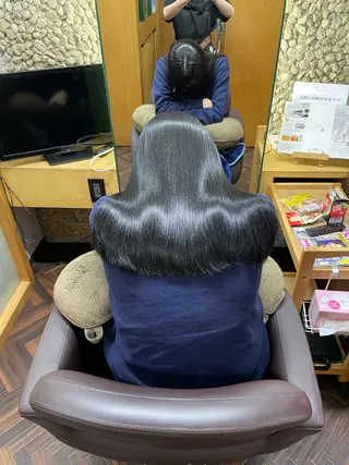 ロング katae sayoriのヘアスタイル