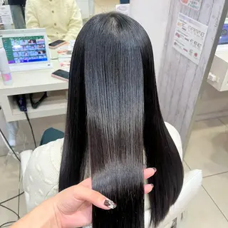 セミロング 【髪質改善カラー】 あむ·. ⟡ 🖤のヘアスタイル