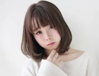 ミディアム パーマ モッズヘア 青葉台のヘアスタイル