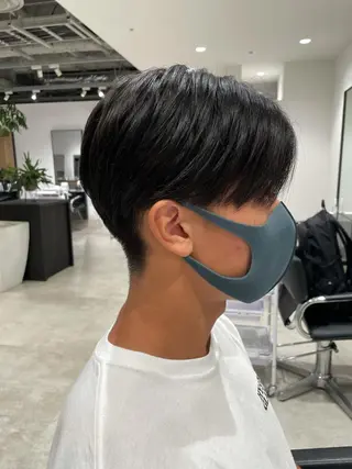 ショート カラー パーマ ヘアアレンジ メンズ パーソナルカラー合わ せたカラー🤍なつみのヘアスタイル