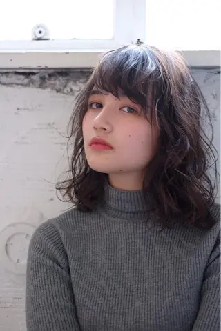 ミディアム カラー パーマ ヘアアレンジ メンズパーマの巨匠 鈴木純のヘアスタイル