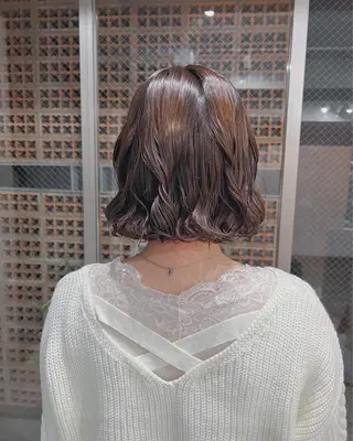 パーマ ボブパーマコテ巻き風 パーマNo1深江秀平のヘアスタイル