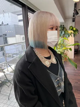 ショート カラー 🧡色落ちまで2度綺 麗なカラー🧡ヨシキのヘアスタイル