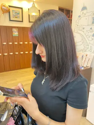 ミディアム カラー 市川 博紀 店長のヘアスタイル