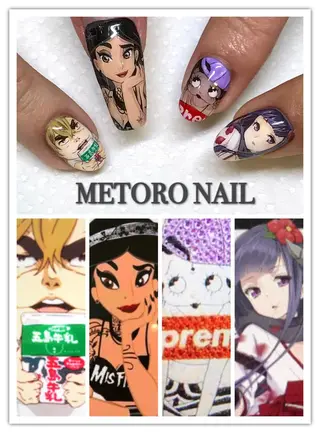 ロング ネイル METORO NAILのネイルデザイン