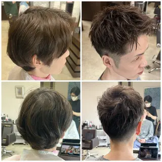 ショート メンズ 中島 剛のヘアスタイル