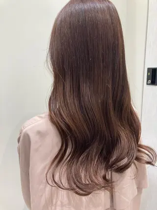 ロング カラー ヘアアレンジ funeye MOEのマツエク・マツパデザイン