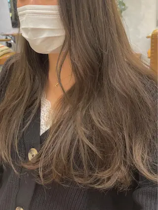 ロング カラー ヘアアレンジ DX SHARE SALON 原宿店所属・レイヤーカット/ 田中 しょうのヘアスタイル