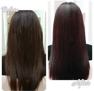 ロング カラー fructueuxune所属・中野韓国レイヤー× ウルフ  本木之教
のヘアスタイル