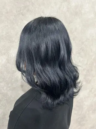 ミディアム カラー 廣瀬 あずさのヘアスタイル