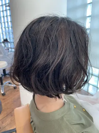 ショート パーマ マツゴウ　カズヤ/金 沢文庫／パーマのヘアスタイル