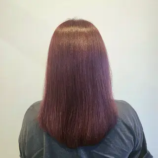 セミロング カラー O.hair designers所属・シールエクステ🎀 ホシノ🕒ユウカのヘアスタイル