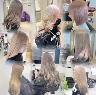 ミディアム 🎗 💖井上 竜 ブリーチ指名No.1のヘアスタイル