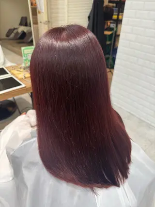 カラー 🫧毛先カット 🫧山中沙希のヘアスタイル