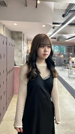 セミロング カラー SOYON 名駅2号店所属・髪質改善カラー🦋 レイヤー/ナカネのヘアスタイル