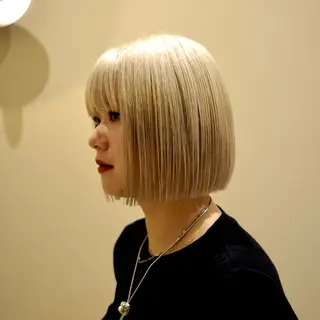 ショート 韓国ヘア/髪質改善/ レイヤー/ブラウンのヘアスタイル