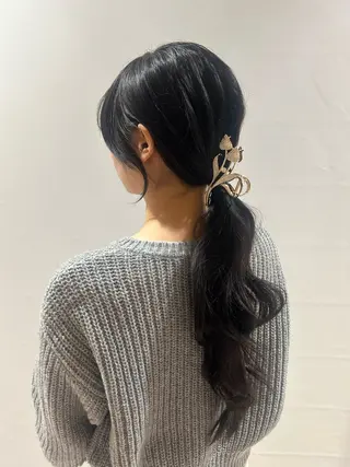 ヘアアレンジ 🎀大竹美侑/顔まわ りカット/レイヤーのヘアスタイル