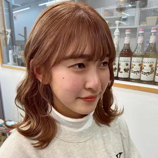 ミディアム SUNC🍀大熊 花奈絵🍀のヘアスタイル