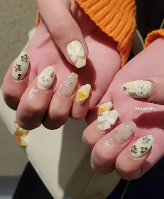 ネイル 3dパーツ/流行り 👧shushu❤️のネイルデザイン