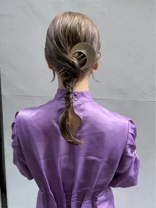 セミロング 小濱 拓也のヘアスタイル