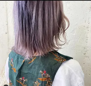 ミディアム 🦋ミルクティーベー ジュ🦋mayukiのヘアスタイル