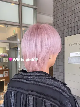 ショート メンズ 🎀透明感カラー 🐈ナズナのヘアスタイル