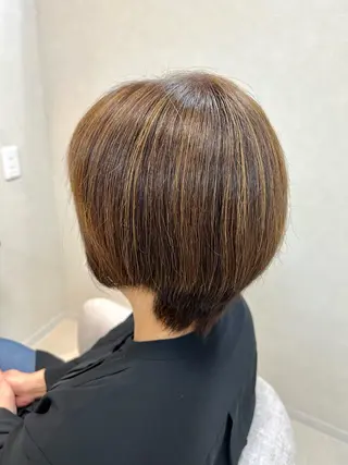 ショート ショート/白髪ぼかし 君和田若菜のヘアスタイル