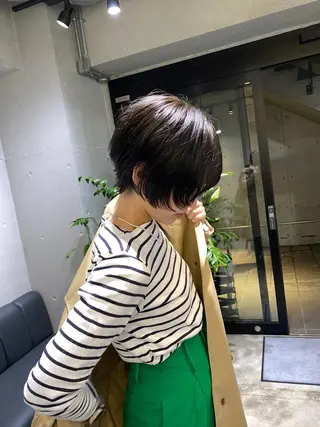ショート カラー nex the salon coall所属・🫧似合わせショート イシダ🫧のヘアスタイル
