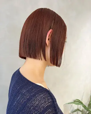 ショート カラー 🌼タッセルボブ/シ ョートmoeka🌼のヘアスタイル