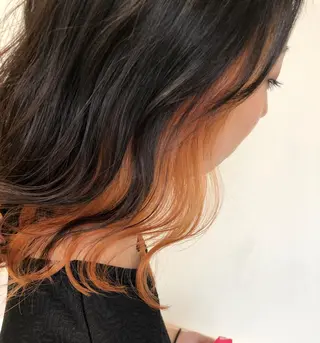 ミディアム カラー シールエクステ/ 髪質改善💐yuuのヘアスタイル