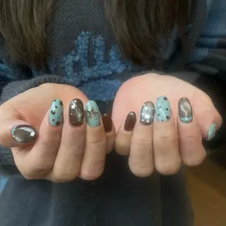 ネイル Nail salon coffret あべの店所属・coffret. smpyのネイルデザイン