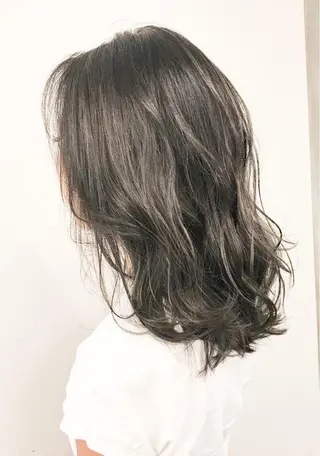 ミディアム 常山 篤志のヘアスタイル
