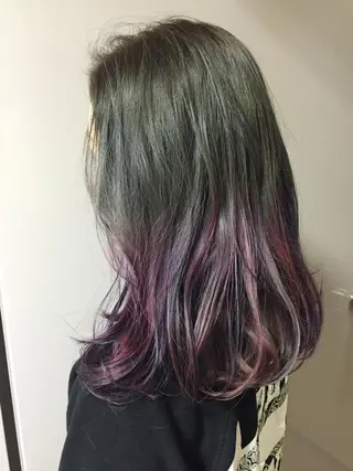 セミロング カラー パーマ EMANON新宿西口所属・新宿/髪質改善/ 美髪矯正✨浅江通友のヘアスタイル