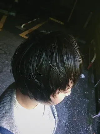 ショート パーマ ヘアアレンジ 遠藤悠大/メンズ縮毛 /メンズカットのヘアスタイル