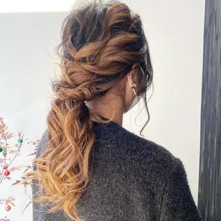 ヘアアレンジ アオトソラ いしざかのヘアスタイル