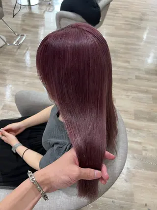 セミロング emo所属・モデル募集🍬 emo増田黄起のヘアスタイル