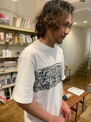 ミディアム パーマ 【takk】 ナカヤママサヨシのヘアスタイル