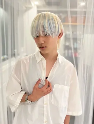 ショート カラー メンズ特化美容師/ NANA/中屋真之介のヘアスタイル