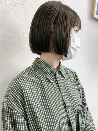 ショート カラー ヘアアレンジ 🫧透明感カラー/ ナルハ🫧のヘアスタイル