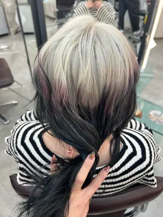 ロング カラー haco＋所属・圧倒的デザイン力 店長🎨RENAのヘアスタイル