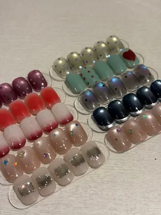 ネイル nail salon HAZY所属・HAZY☁️長堀橋 |ショートネイル🧸のネイルデザイン