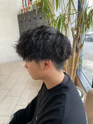 ショート パーマ エクステ/カラー/ TOMOYUKIのヘアスタイル