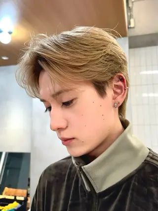 メンズ nicoTOKYO 原宿所属・センターパート /メンズ/海野颯生のヘアスタイル