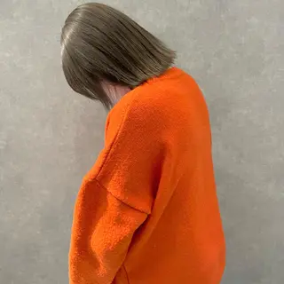 ミディアム カラー はちすか るかのヘアスタイル