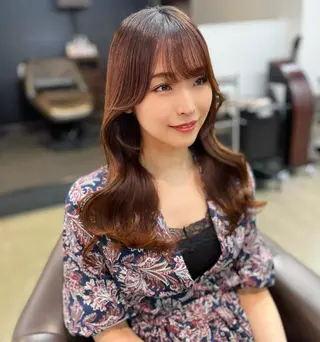 ロング 韓国/髪質改善💘 櫻井かれんのヘアスタイル