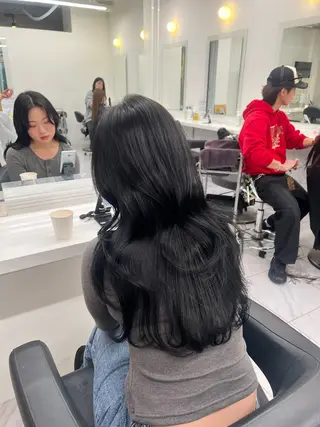 ロング カラー 韓国レイヤーカット /REIのヘアスタイル