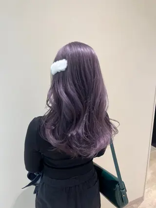 セミロング RIKO👼🏻💓 韓国ガーリーのヘアスタイル