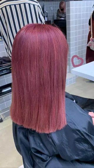 セミロング カラー ヘアアレンジ neon hair所属・🩵 JURI🩵のヘアスタイル