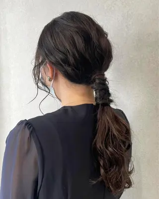 ヘアアレンジ yumemiレイヤー ✴︎ 透明感カラーのヘアスタイル